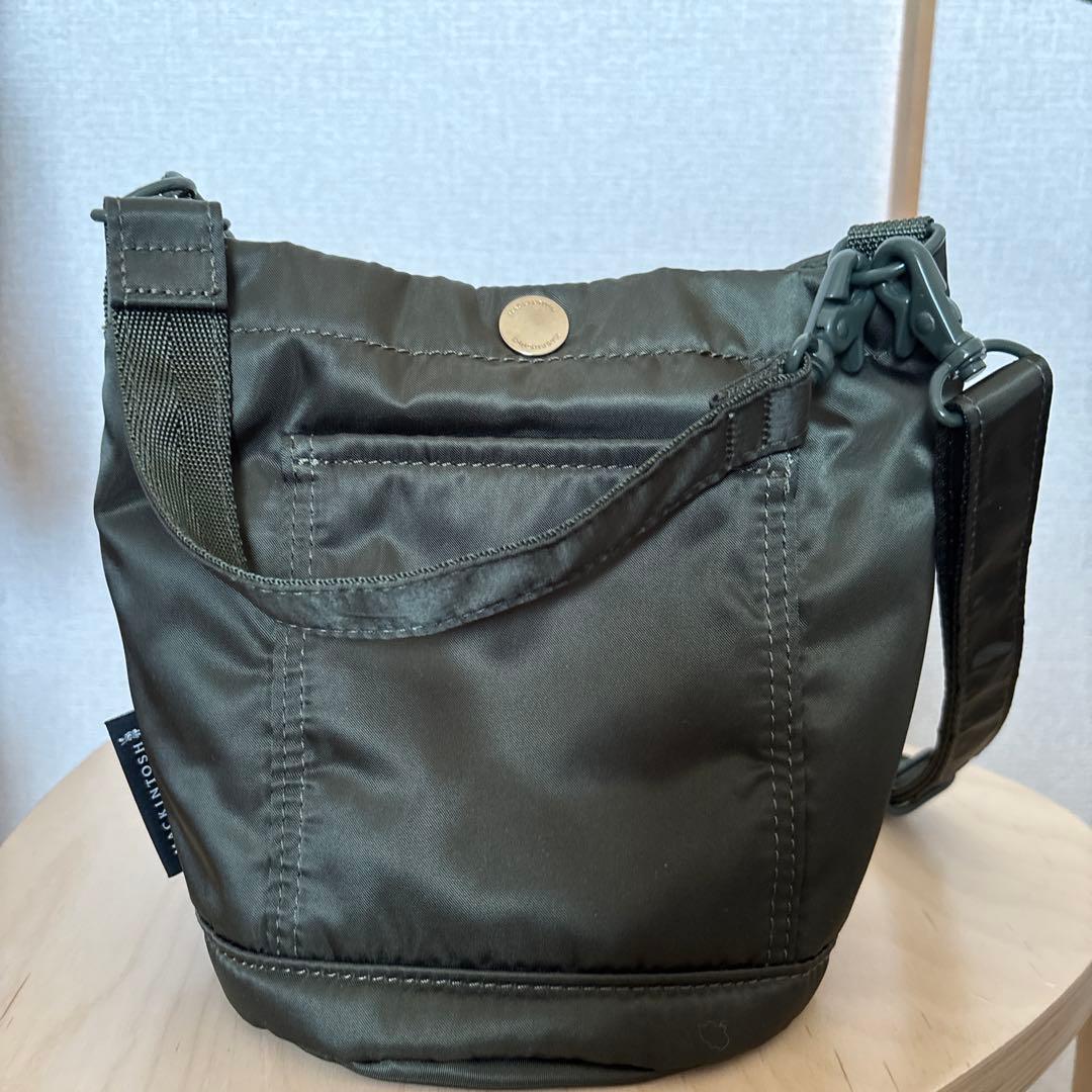 MACKINTOSH × Porter ドロストショルダーバッグ　カーキ