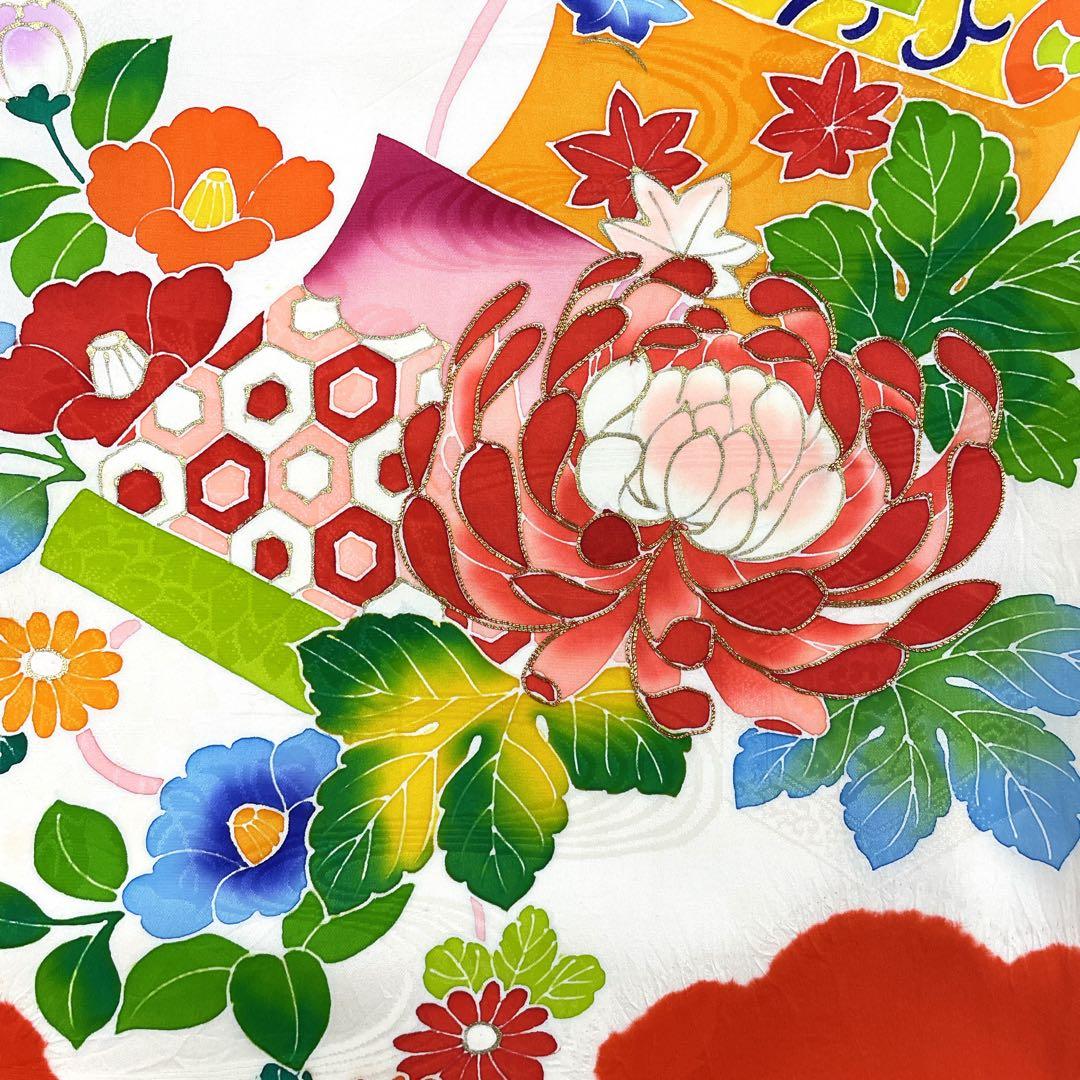 ◎mk-2560　女児　御祝着・襦袢 セット　お宮参り　　10-6