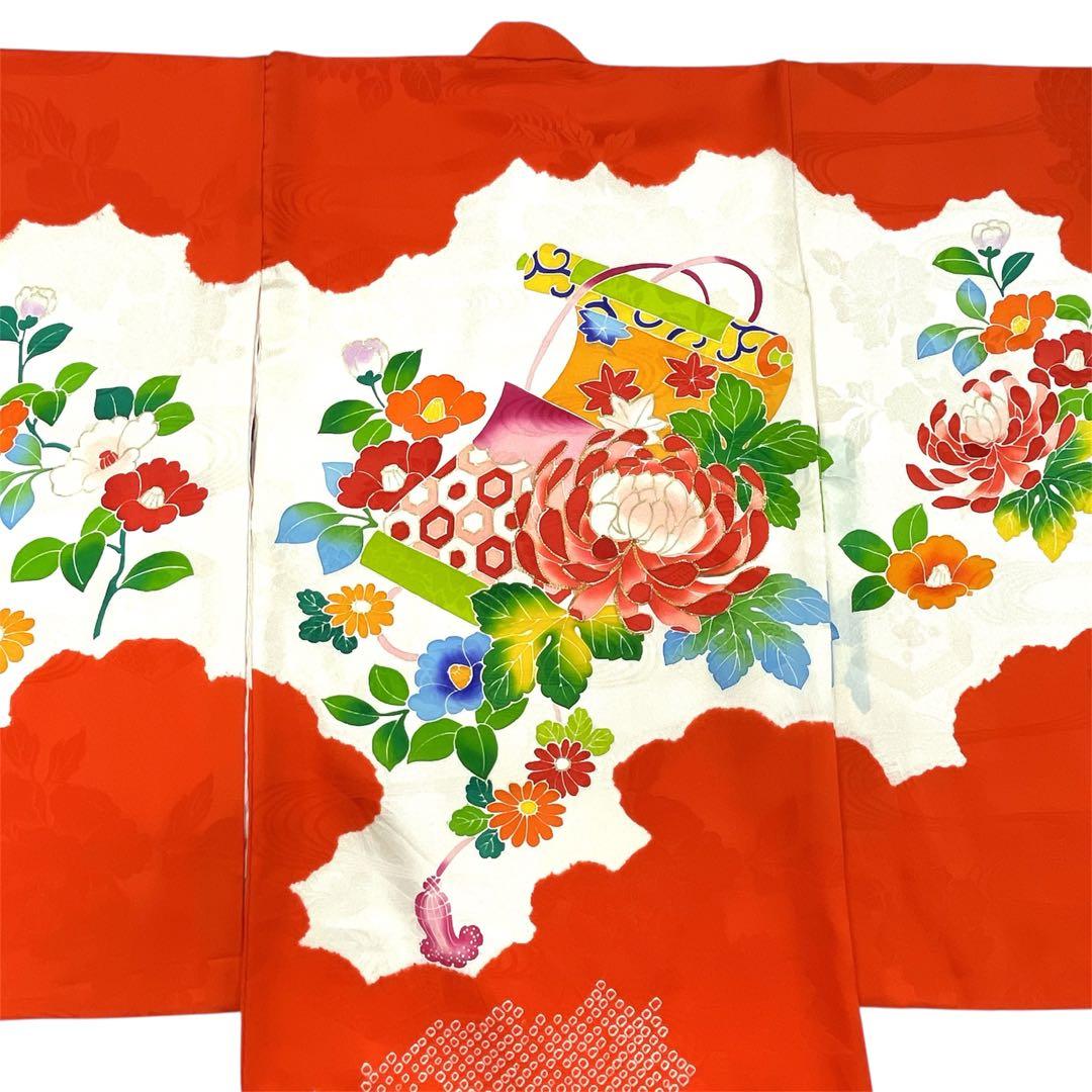 ◎mk-2560　女児　御祝着・襦袢 セット　お宮参り　　10-6