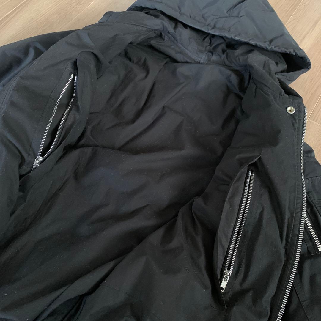 17FW Rick Owens フード MA-1 サイズ46 ダウンジャケット