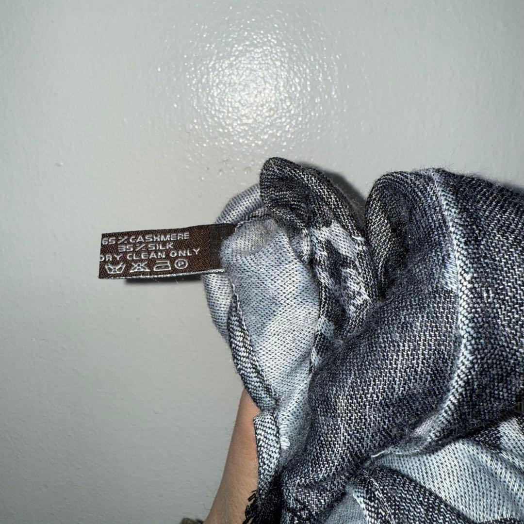 【美品】 HERMES エルメス ストール　マフラー シルク　カシミヤ