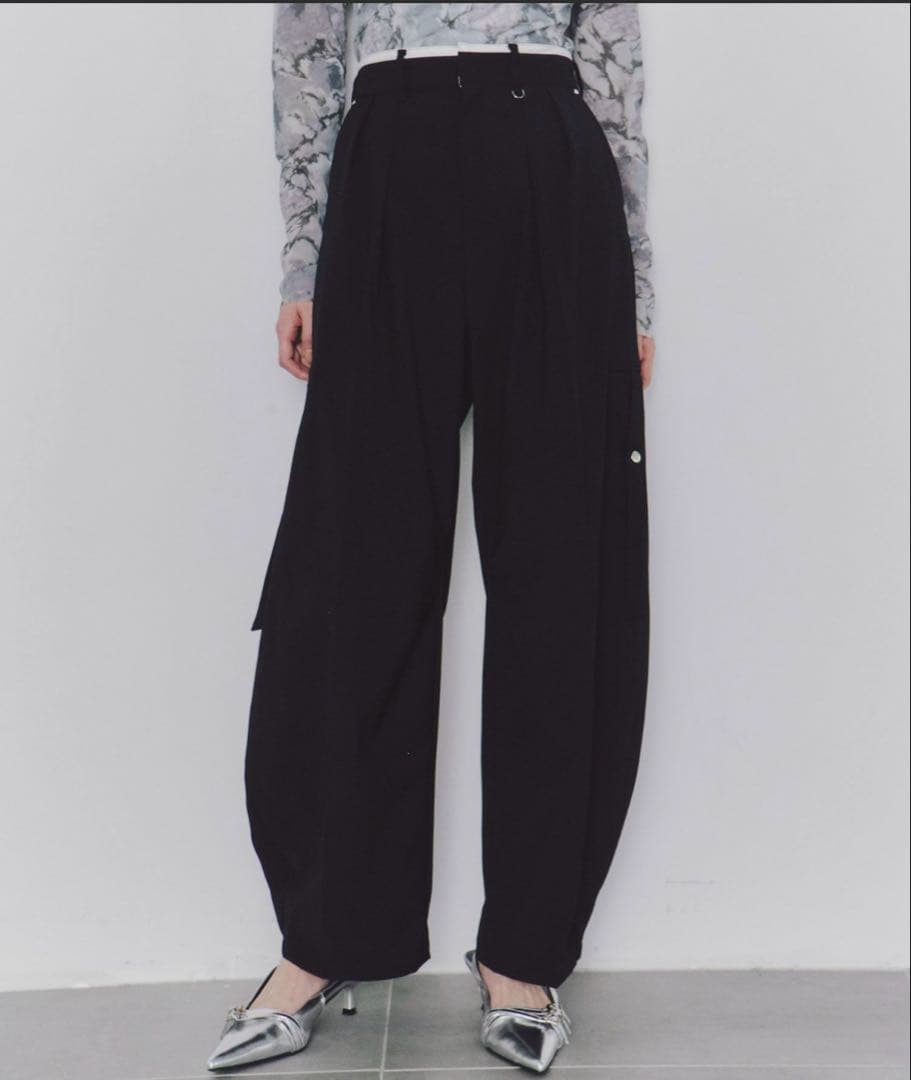 ダブルウエストコクーンパンツ｜United tokyo