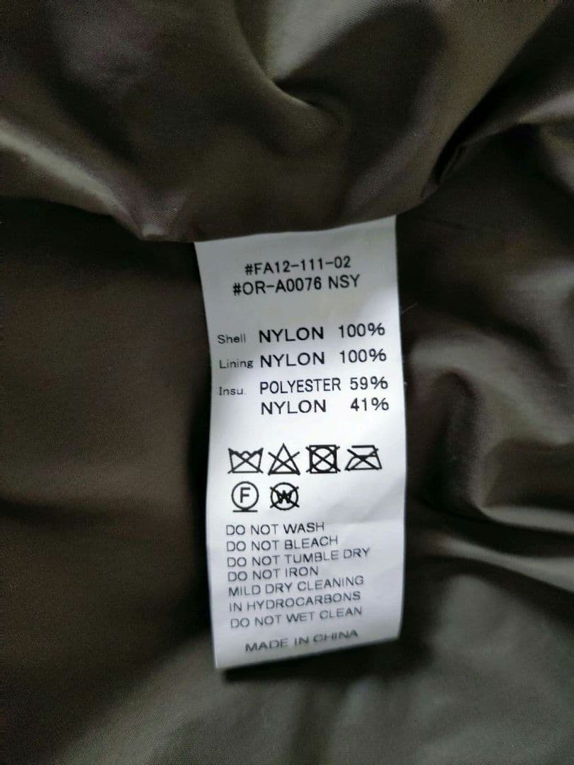 ORCIVAL ボタンレスチェスターコート 極美品 Bshop ナイロンコート