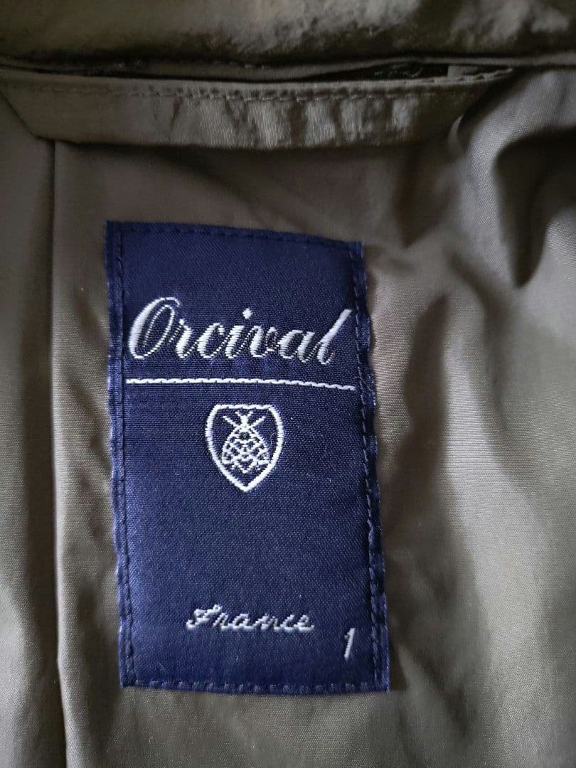 ORCIVAL ボタンレスチェスターコート 極美品 Bshop ナイロンコート