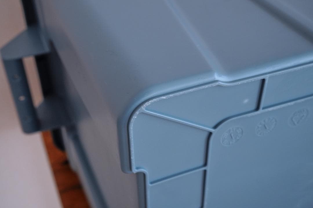 THOR コンテナボックス　グレー 75L / トップボード付き