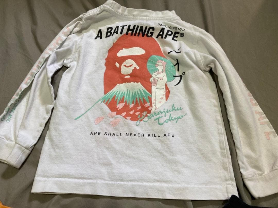 BAPE KIDS 長袖シャツ サイズ110 3つセット