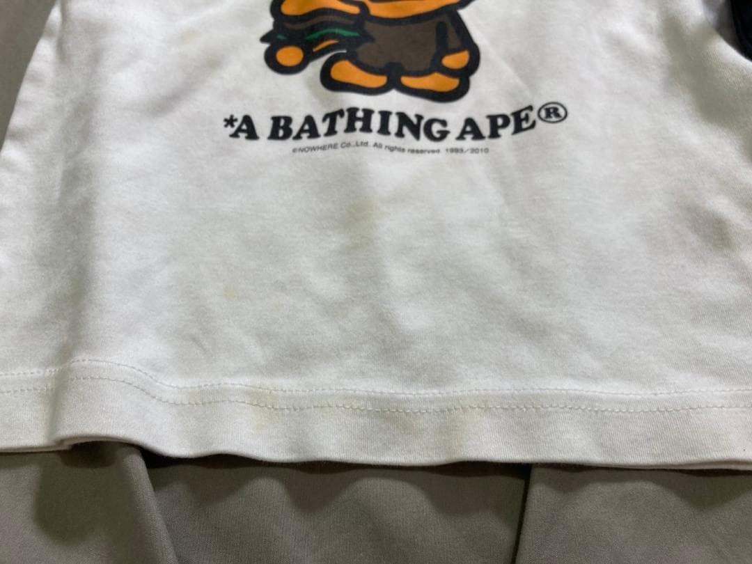 BAPE KIDS 長袖シャツ サイズ110 3つセット