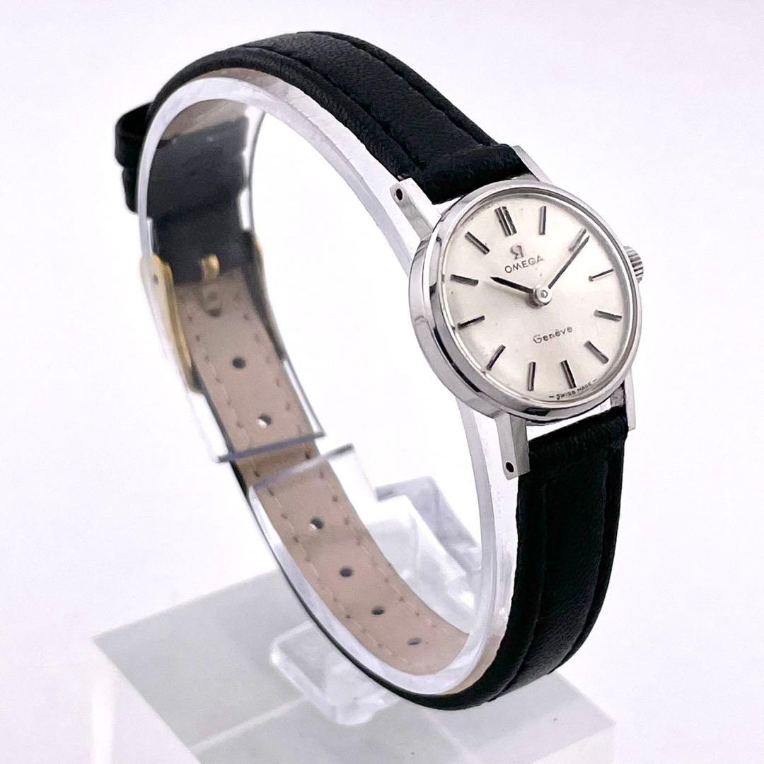 【稼働】OMEGA Geneve 手巻き時計 シルバー 腕時計 ヴィンテージ