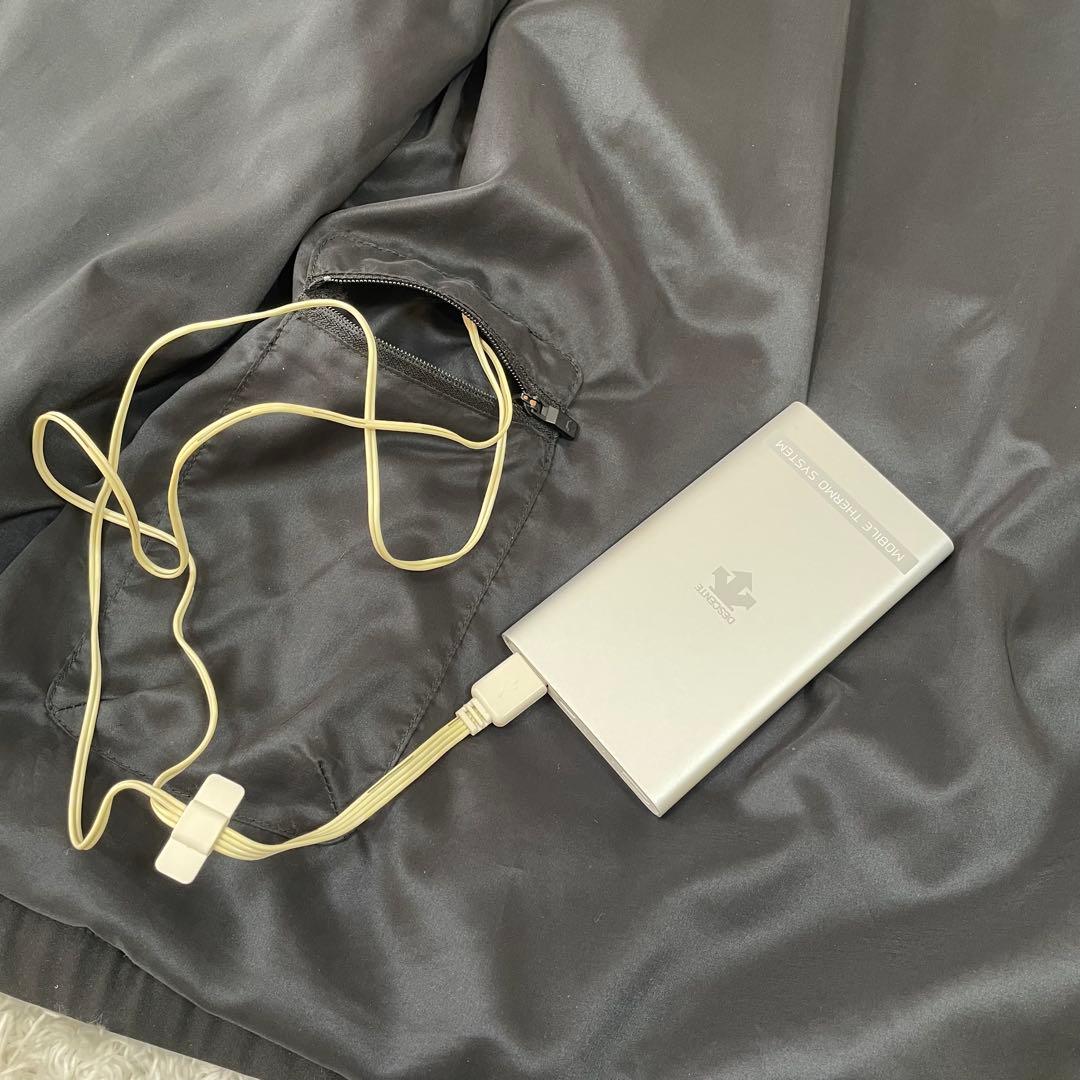 未使用級✨ デサントゴルフ バッテリー付き モバイルサーモ 中綿 ジャケット