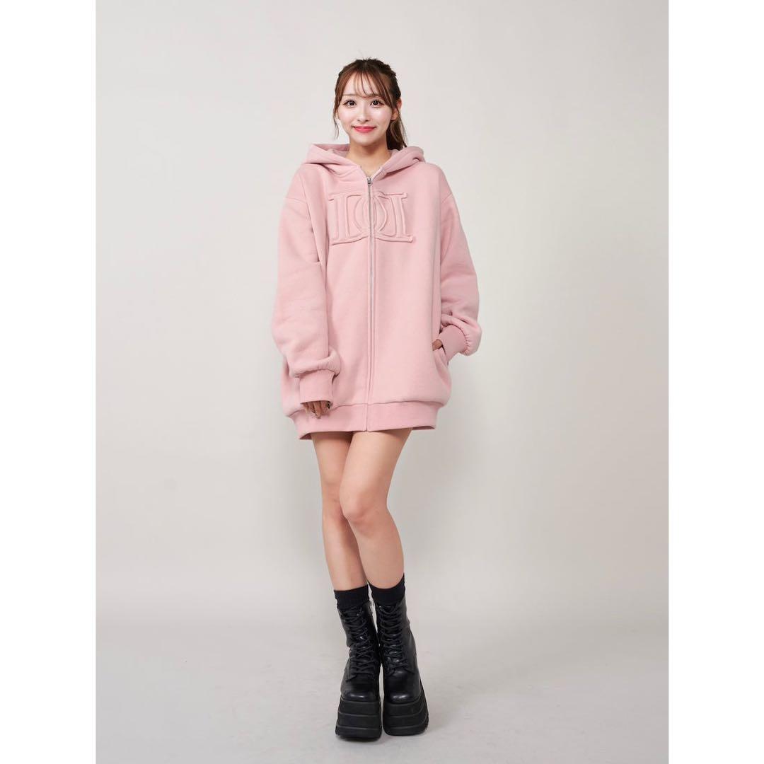 ♡最終値下げ♡Darich　アップリケDDロゴパーカー　ピンク