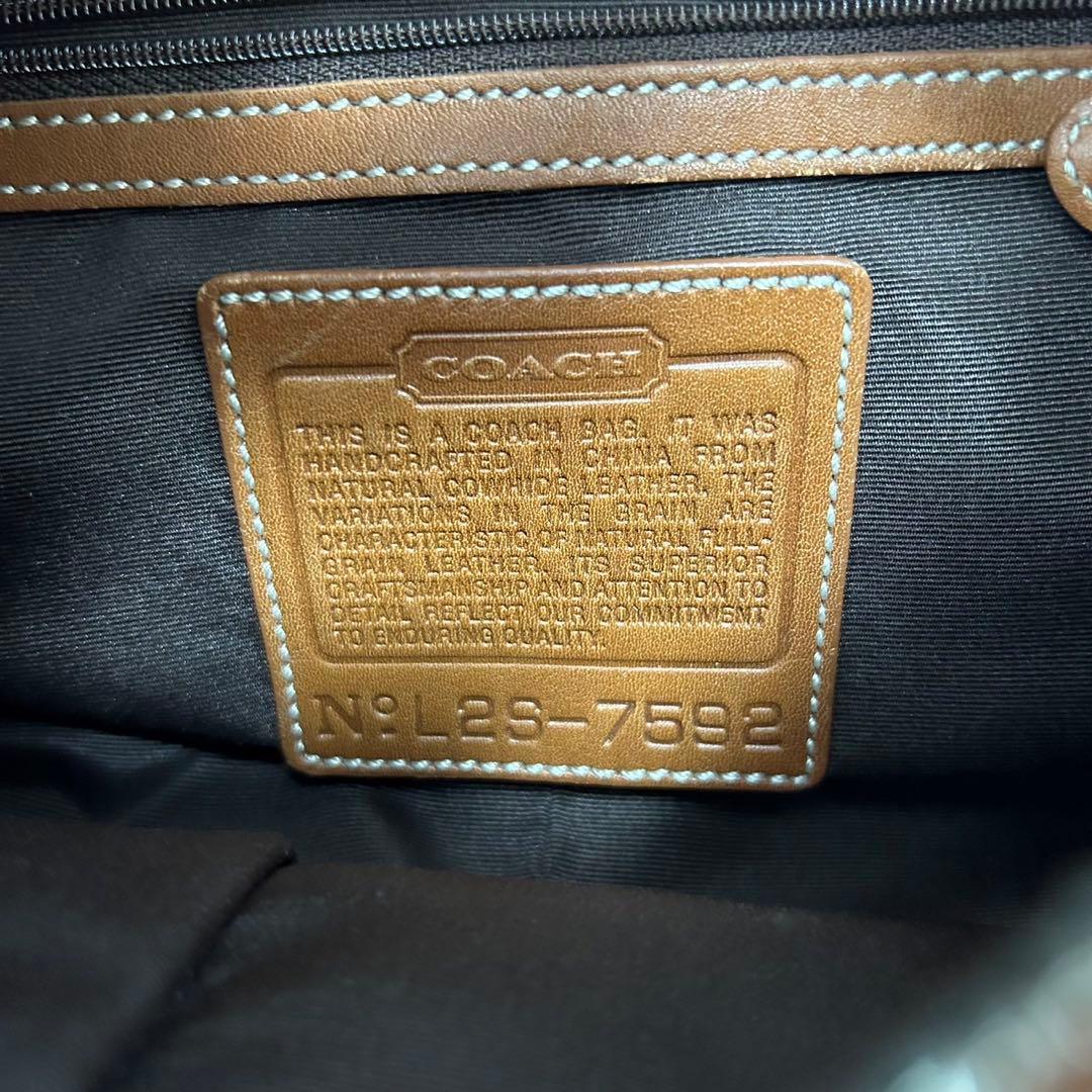 【極美品】コーチ 7592 ソーホー ワンハンドバッグ ワンショルダーバッグ 茶