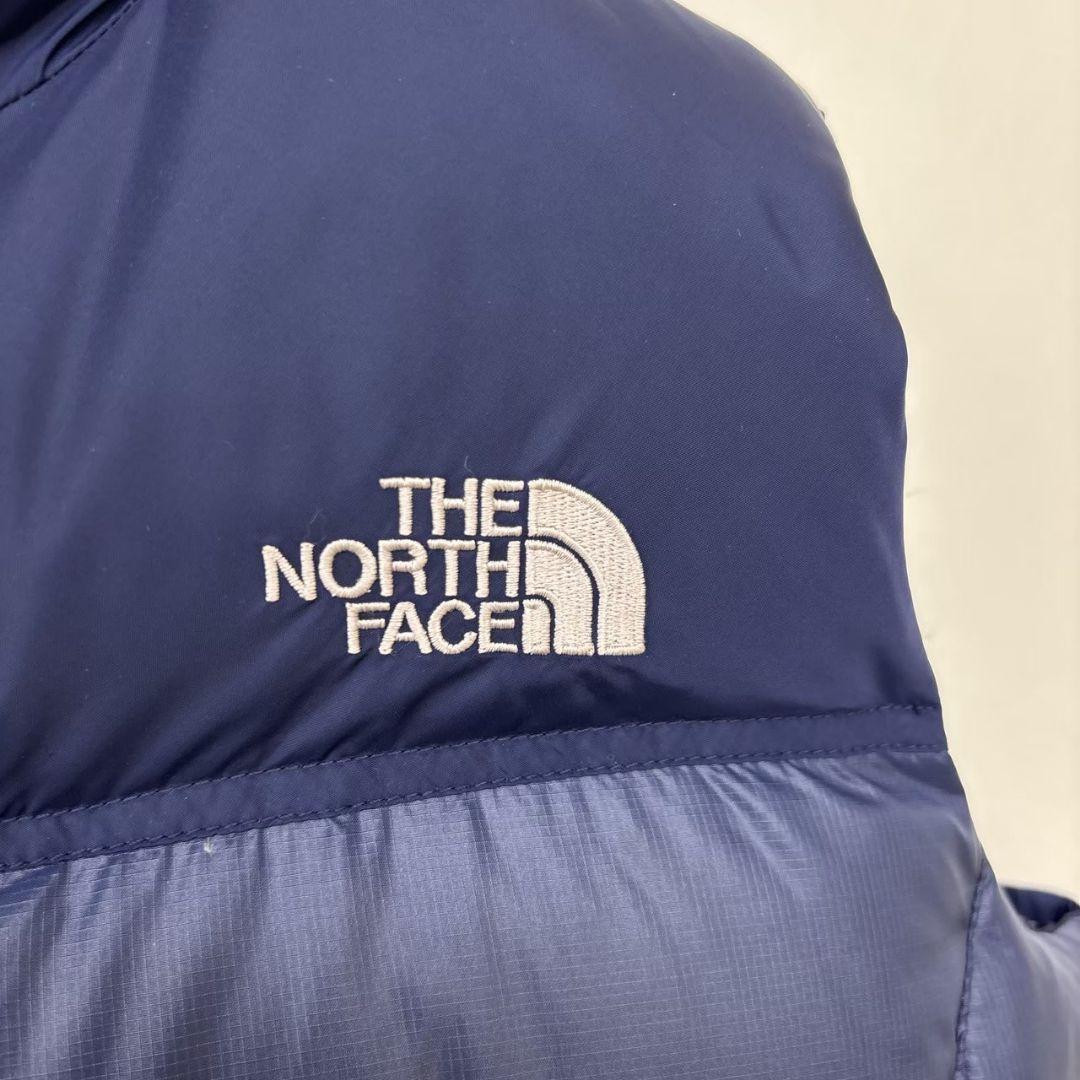 ノースフェイス 700FIL ヌプシダウンベスト ネイビー レディースM