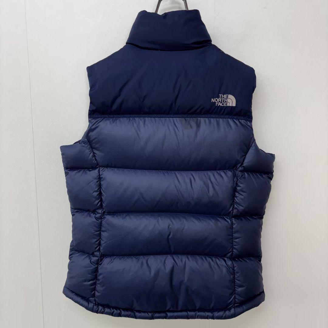 ノースフェイス 700FIL ヌプシダウンベスト ネイビー レディースM