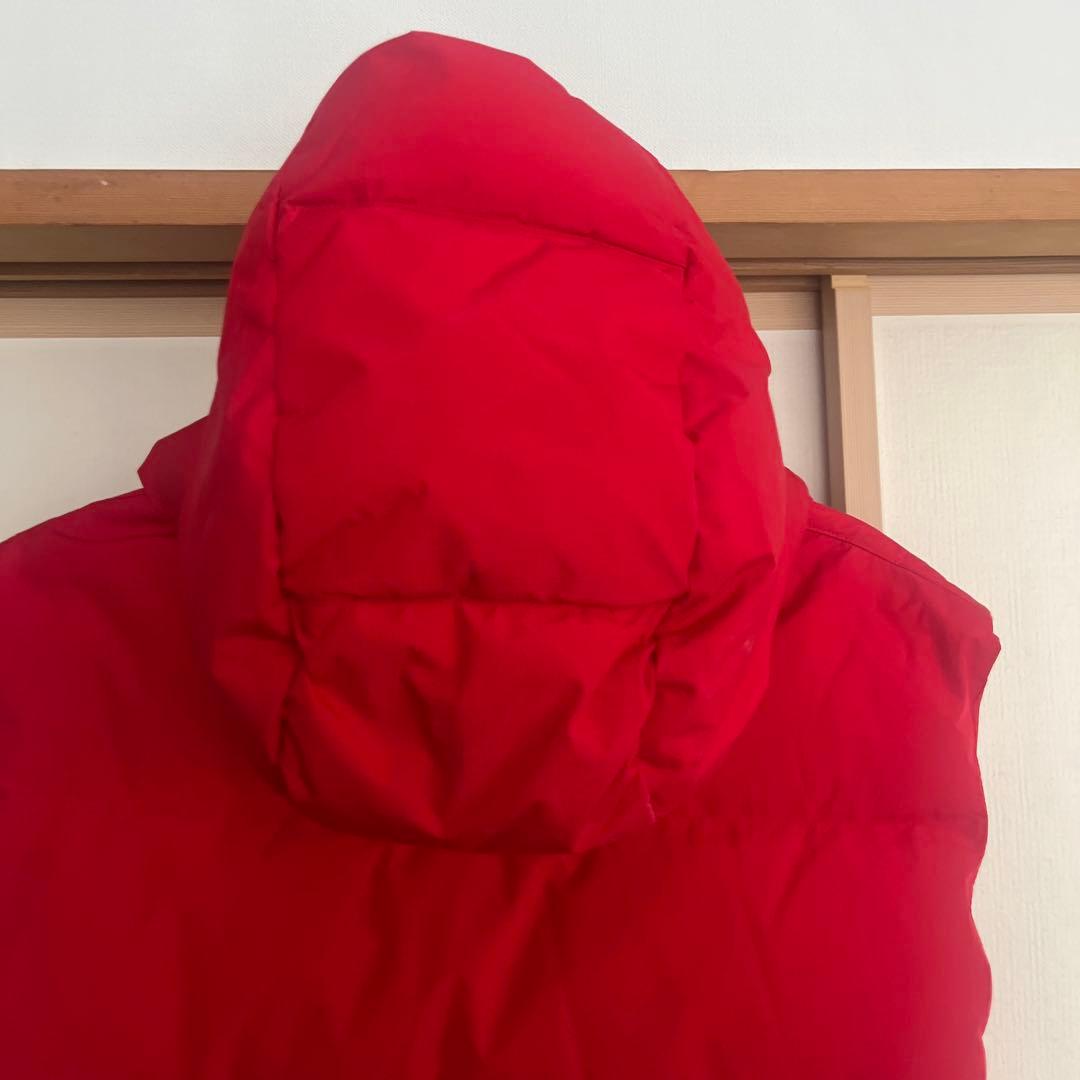 ラルフローレン　Polo Ralph Lauren 赤 フード付ダウンベスト M
