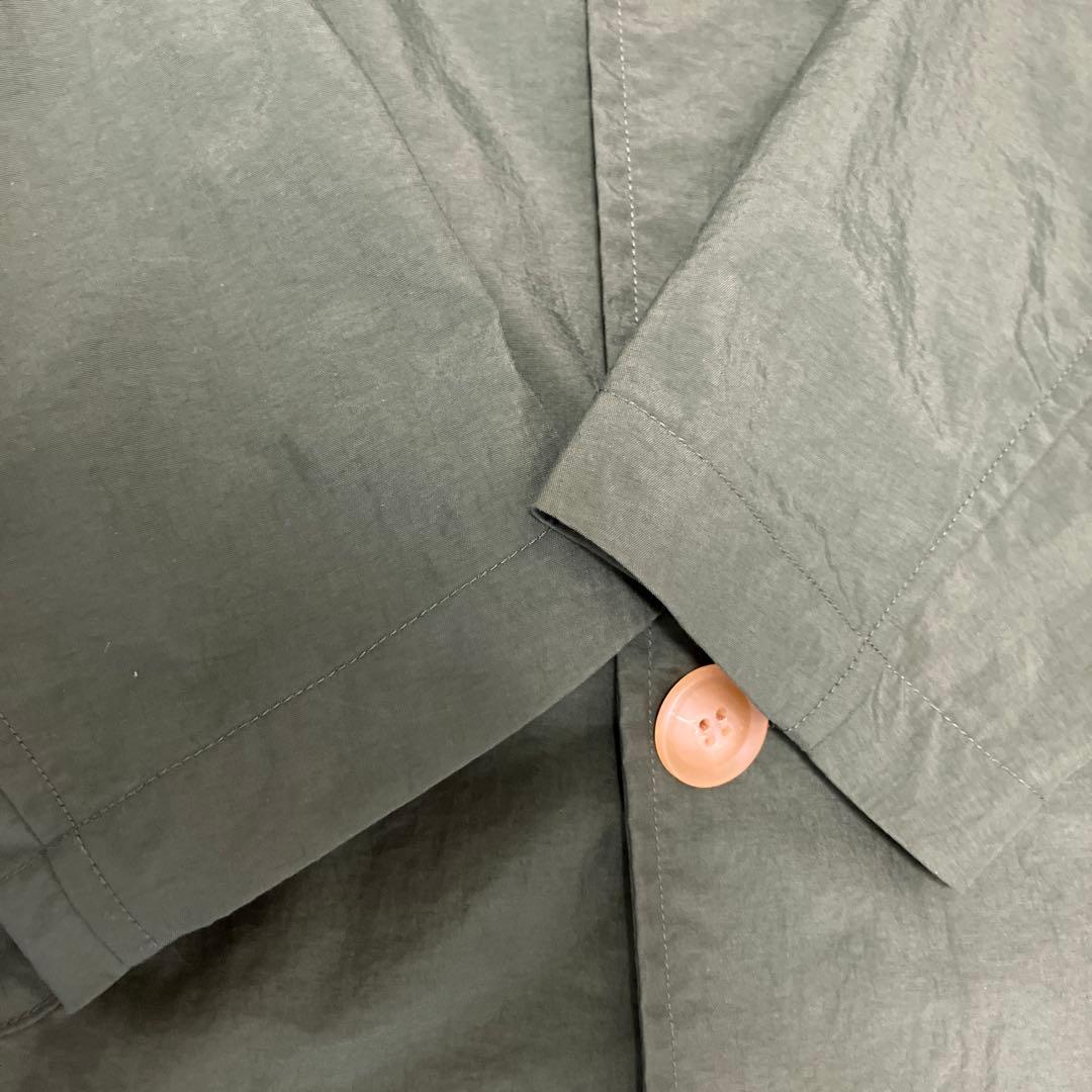 S.B　DANTON ナイロン ロングコート 36 グリーン