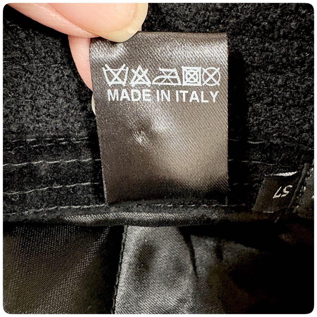 希少✨極美品 CHANEL シャネル バケットハット カメリア サイズ57 黒