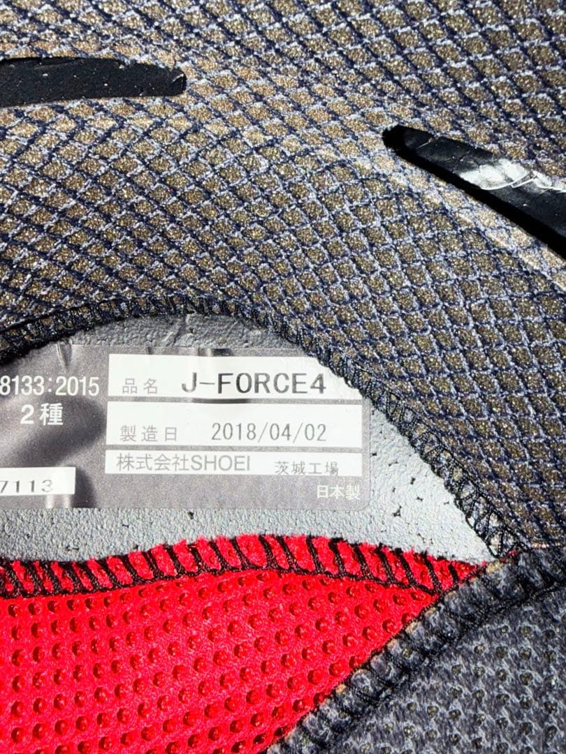 m*n様 SHOEI J-FORCE IV ショウエイJフォース4 Mサイズ