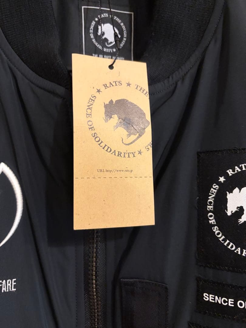 RATS ブラック MA-1 新品未使用　L