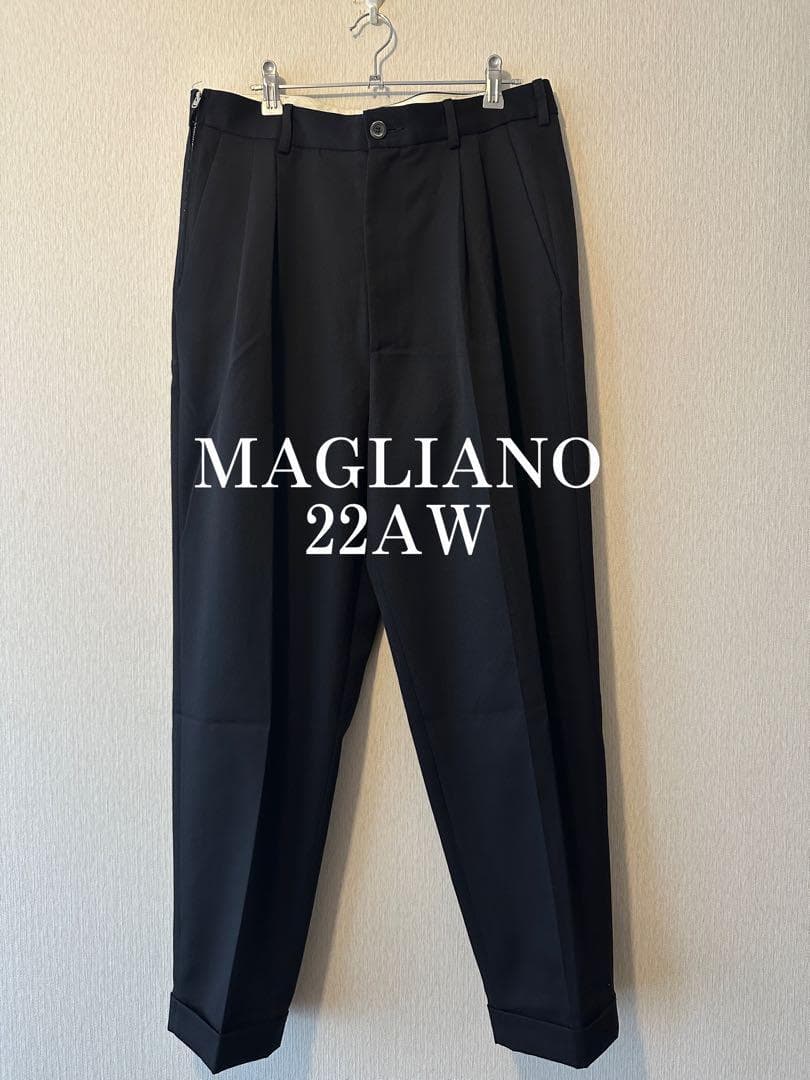 パンツ Magliano 22FW Black Slacks Pants