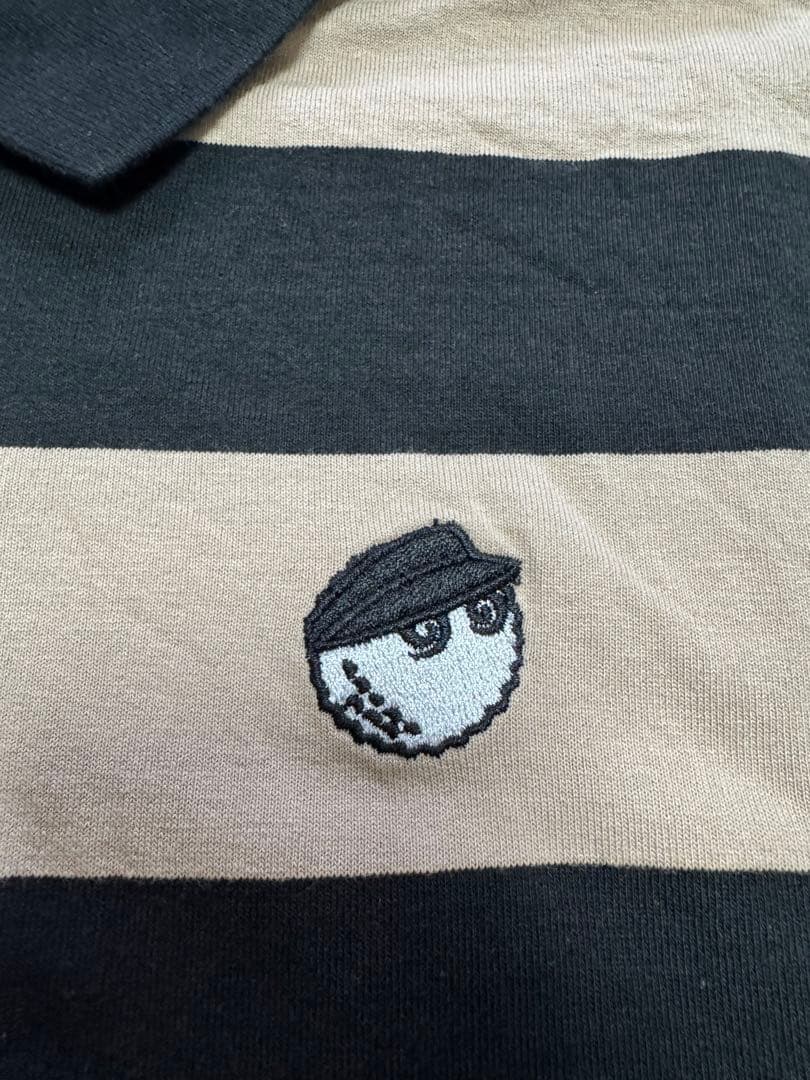 Malbon Golf ボーダーポロシャツ サイズS