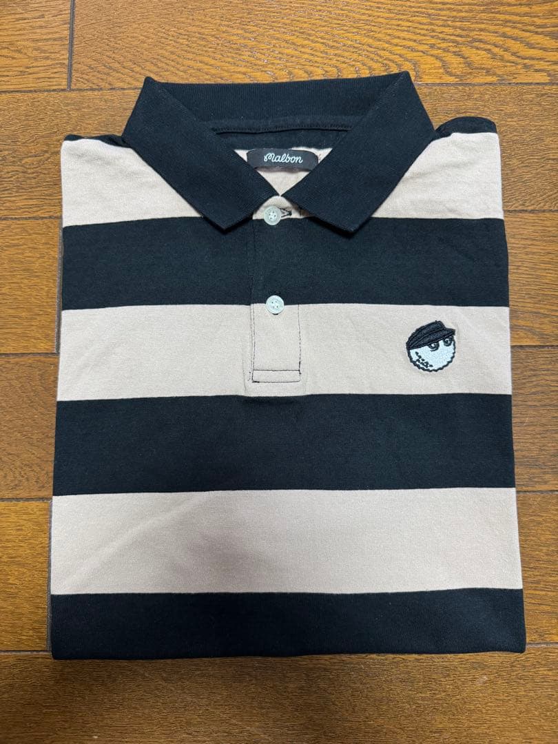 Malbon Golf ボーダーポロシャツ サイズS