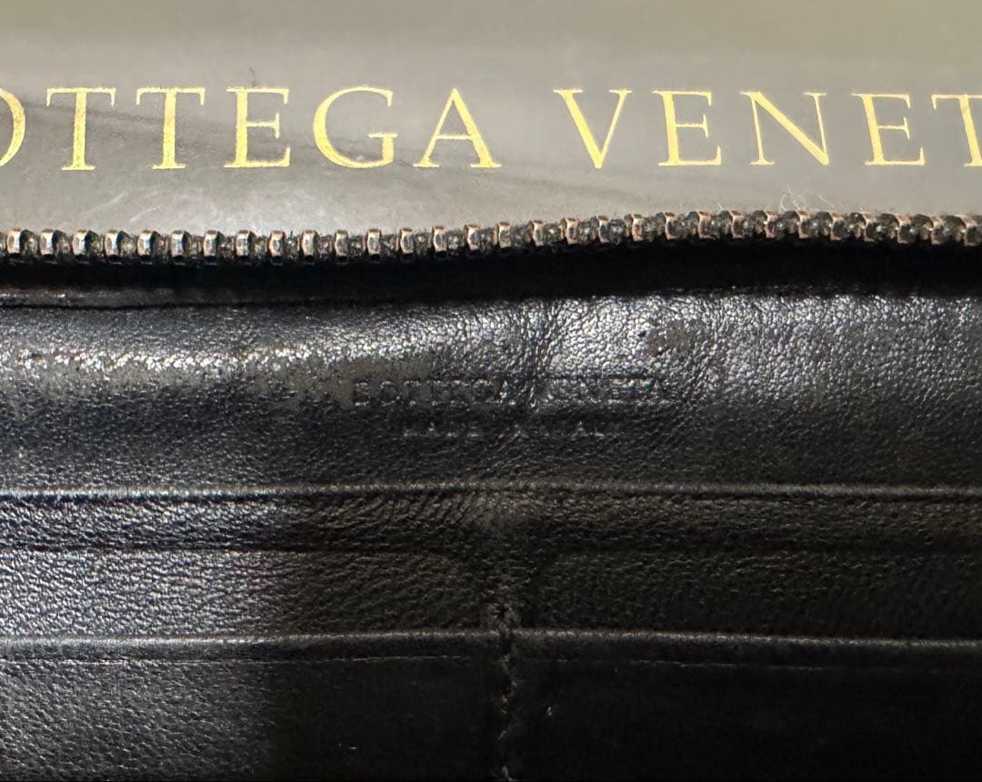 【付属品付】ボッテガヴェネタ ラウンドファスナー/ラム/黒/4️⃣✨✨✨