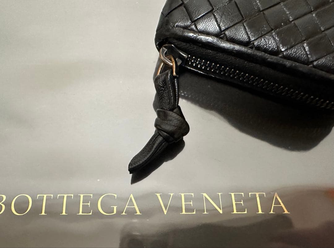 【付属品付】ボッテガヴェネタ ラウンドファスナー/ラム/黒/4️⃣✨✨✨