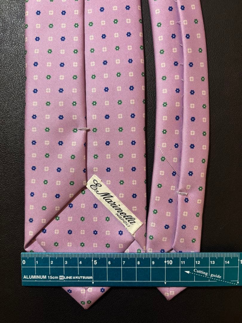 値下げ　マリネッラ　ネクタイ　ピンク