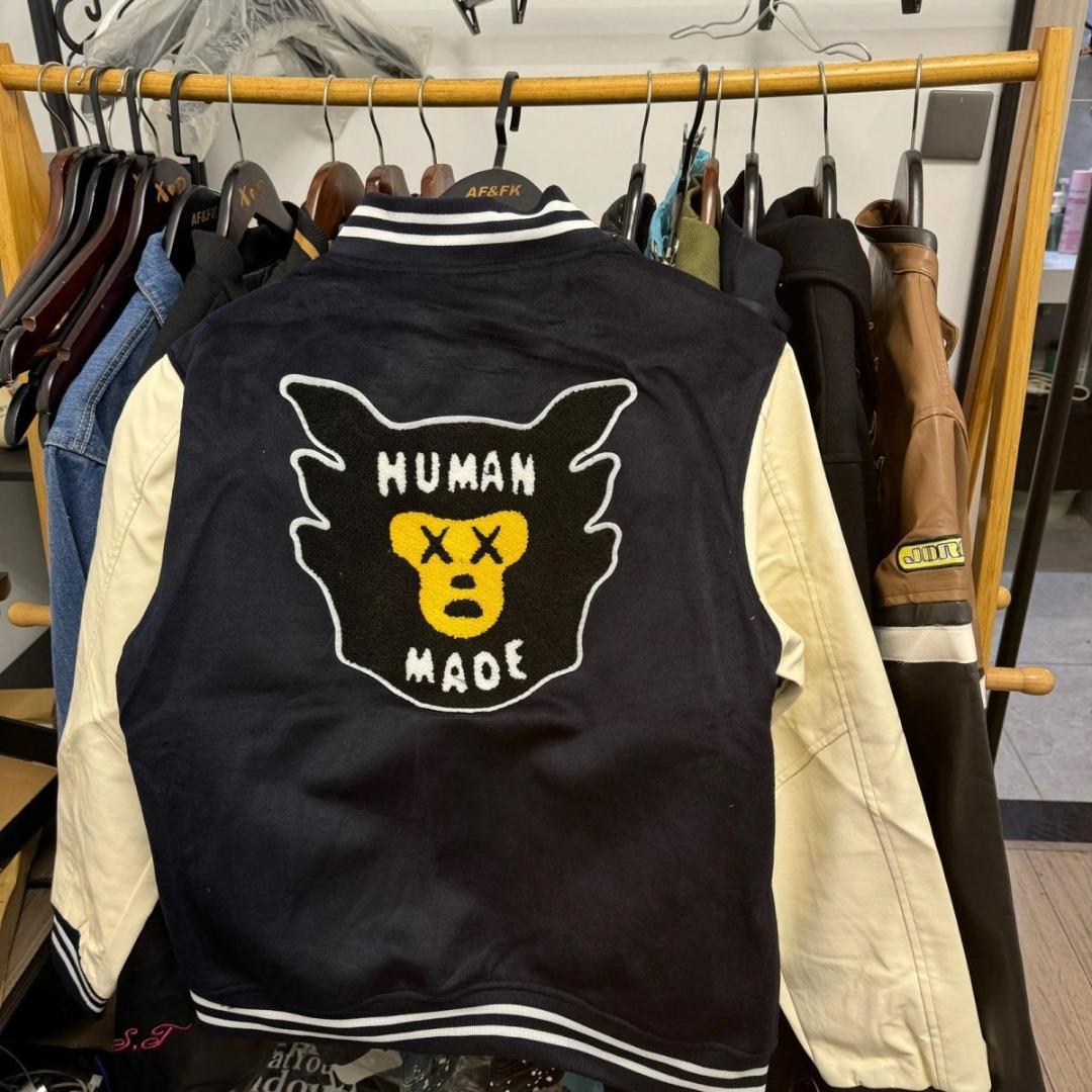 Human made KAWAS MADE スタジャン ネイビー Mサイズ