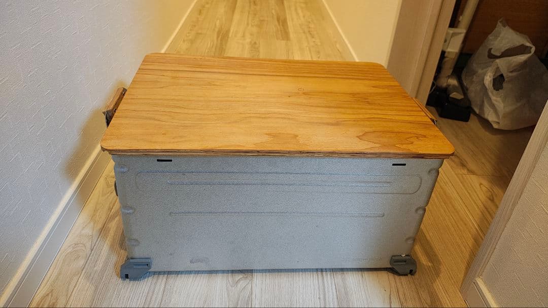 スノーピーク シェルフコンテナ50 値下げなし 天板付き 早いものがち