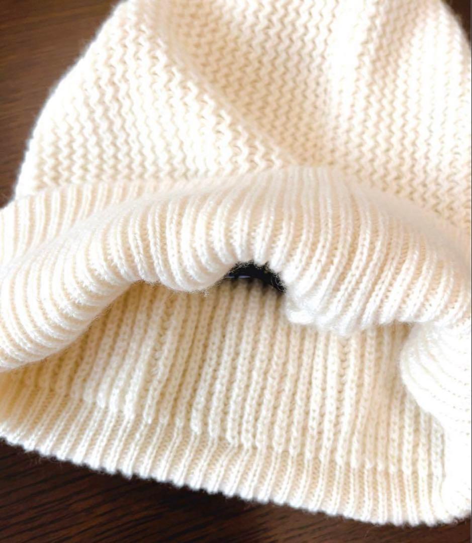 Kikiさま専用♡CHANEL カシミヤ スパンコール　ニット帽　キャップ　白