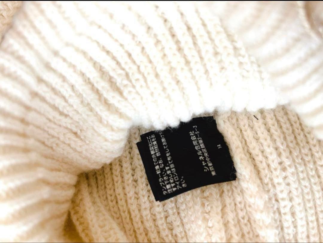 Kikiさま専用♡CHANEL カシミヤ スパンコール　ニット帽　キャップ　白