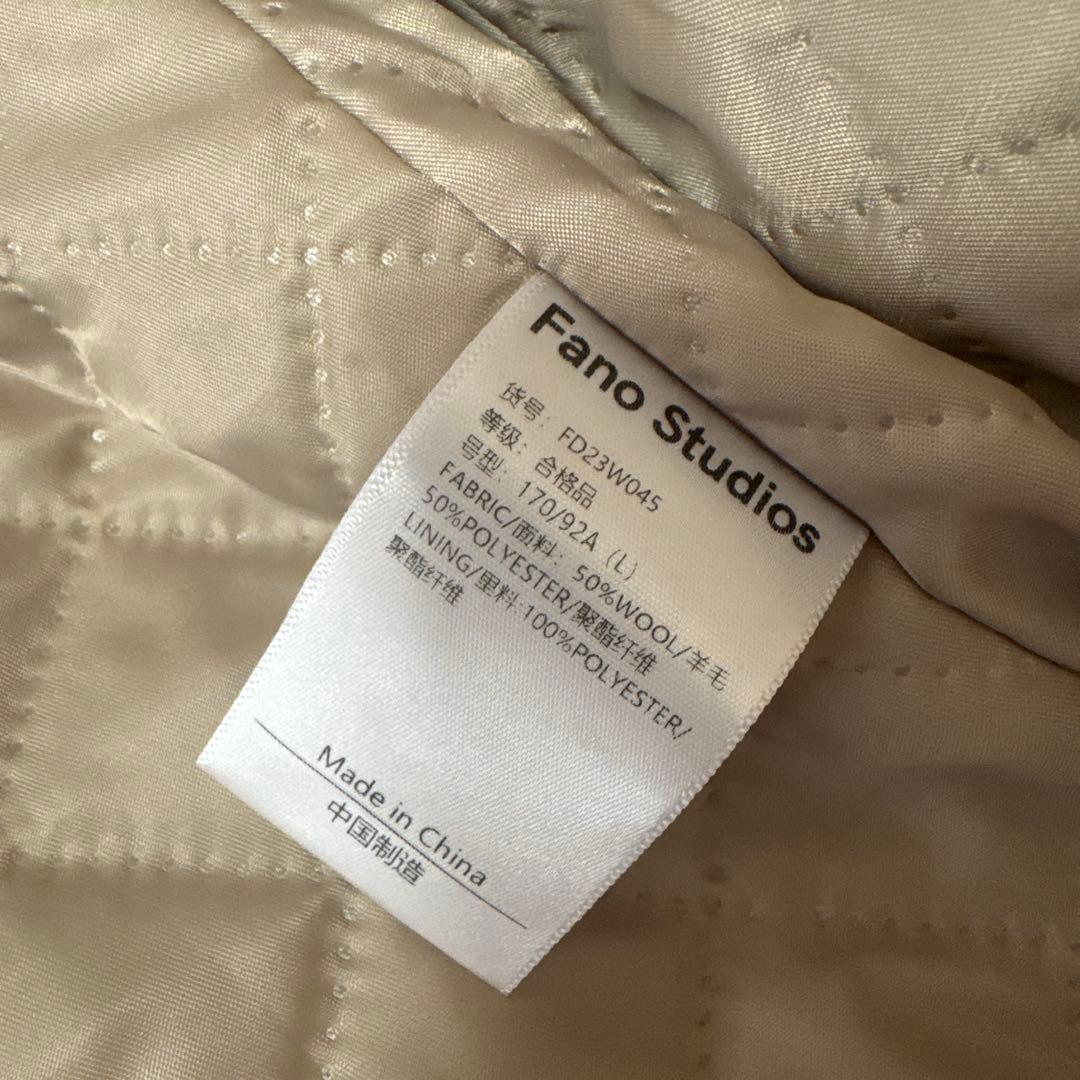 【Fano Studios】フリルカラーウールジャケット