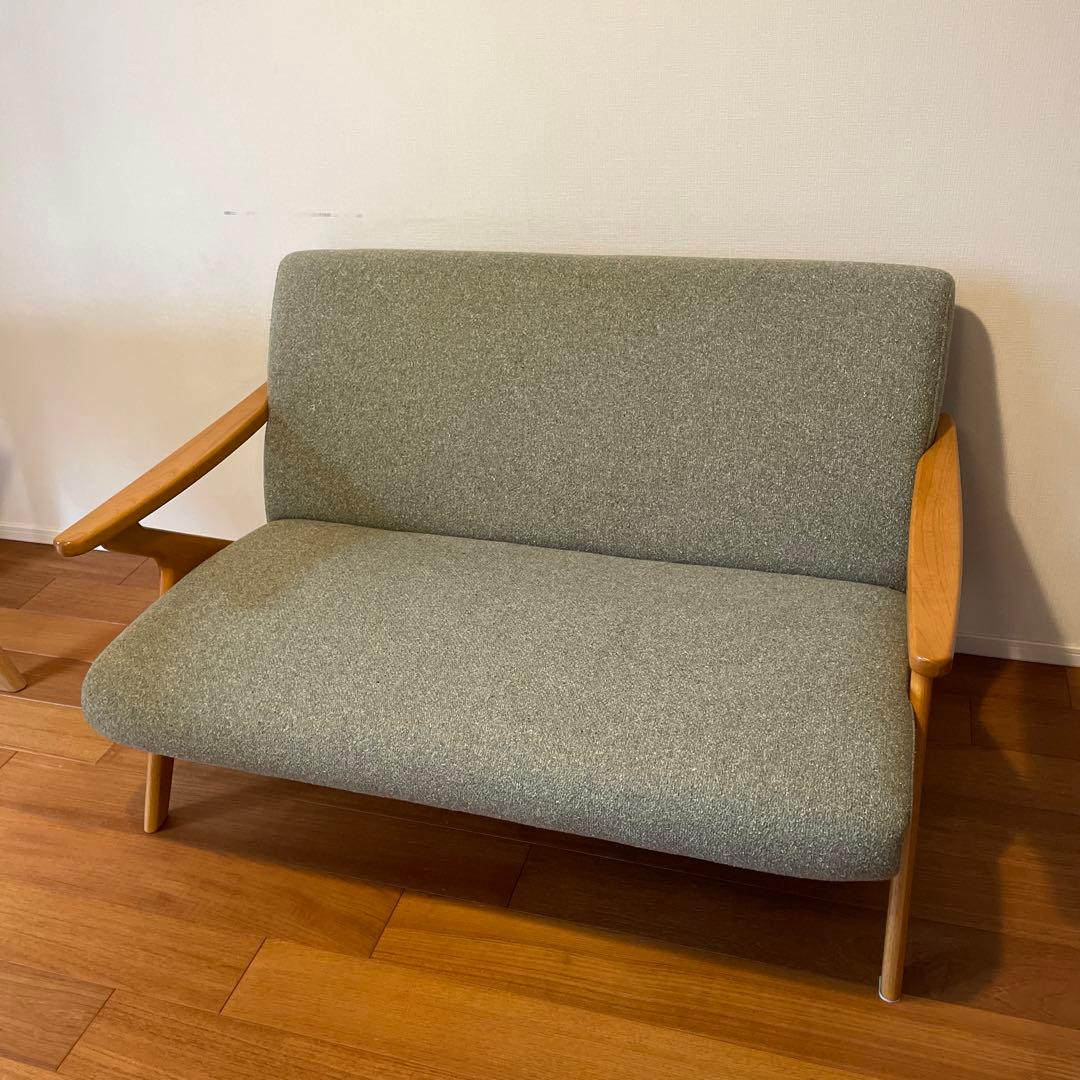 【美品・匿名送料込】unico FIVE 2シーターソファ