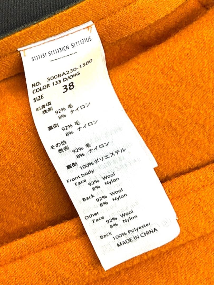 【美品】ENFOLO エンフォルド　ボンディング ジャケット レディース　38