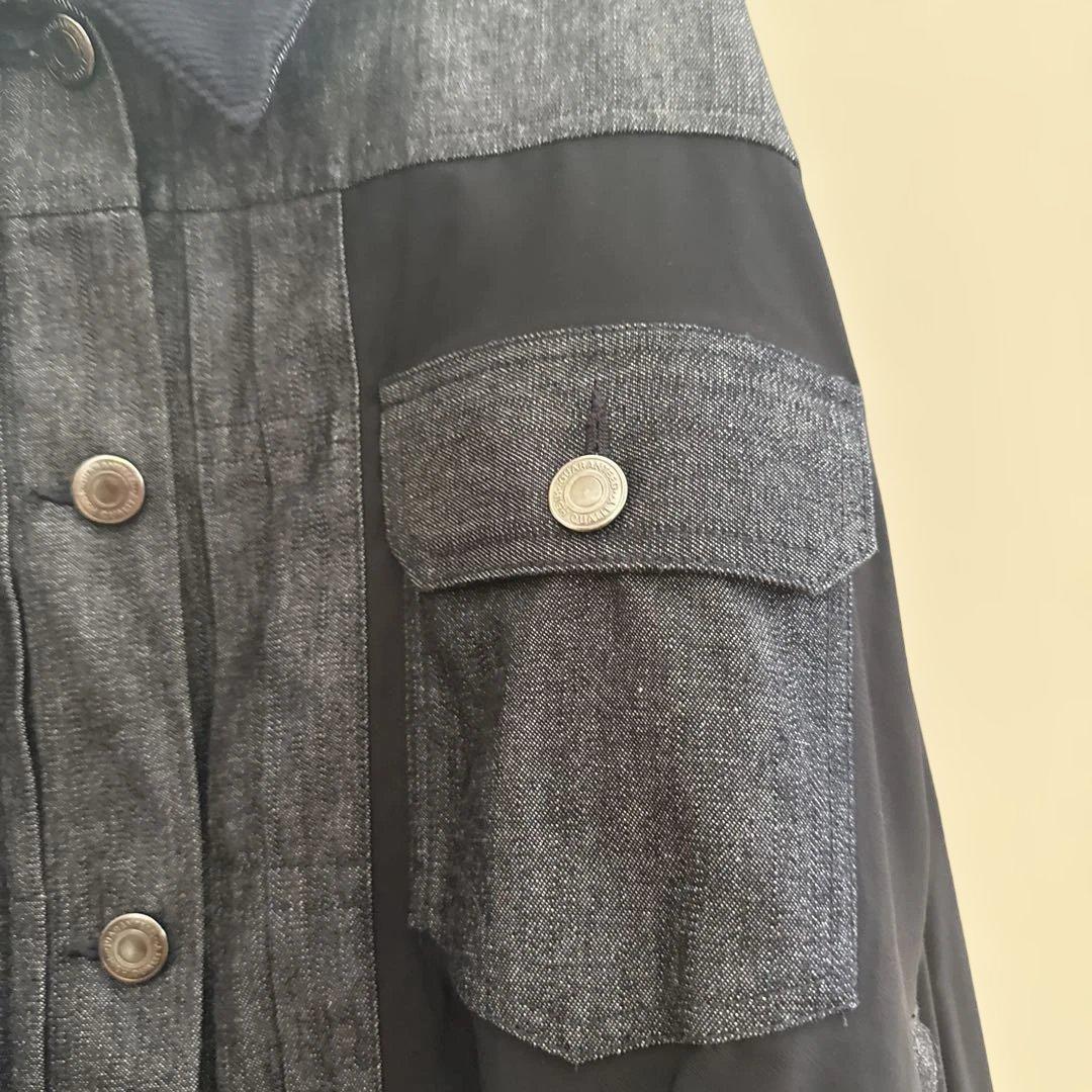 EZUMi★新品デニムジャケット ダークグレー ブラック