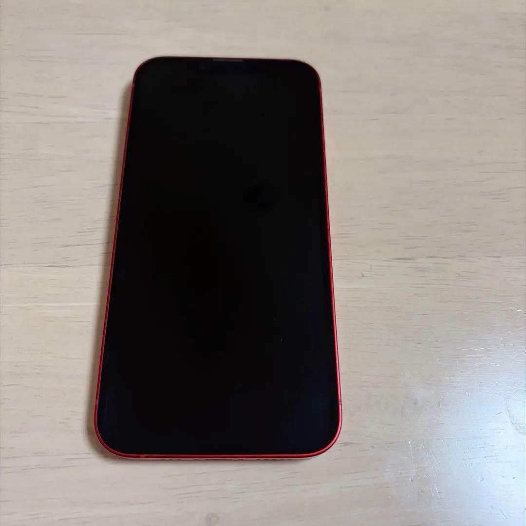 【美品】Apple iPhone 13 (RED) 本体　箱ケーブル付