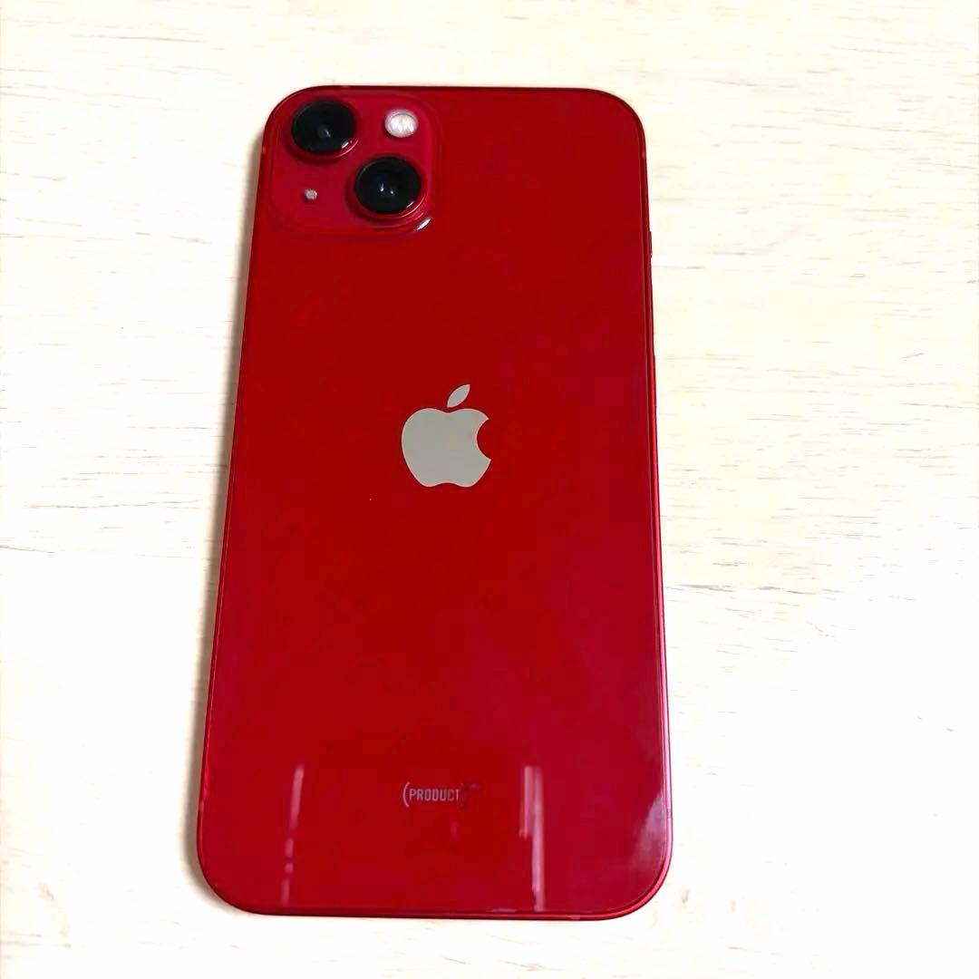 【美品】Apple iPhone 13 (RED) 本体　箱ケーブル付