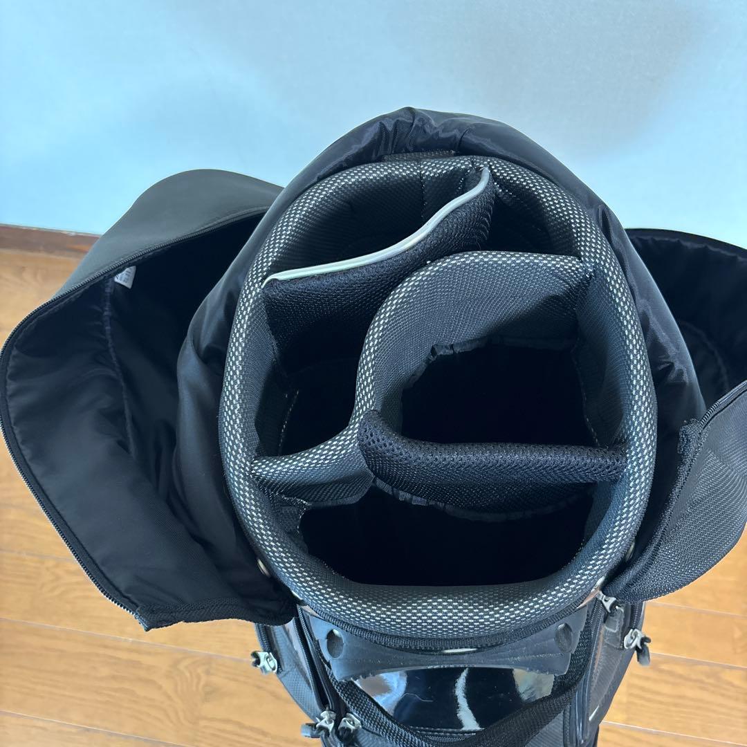 送料無料/超美品 MIZUNO高級キャディバックBLACK