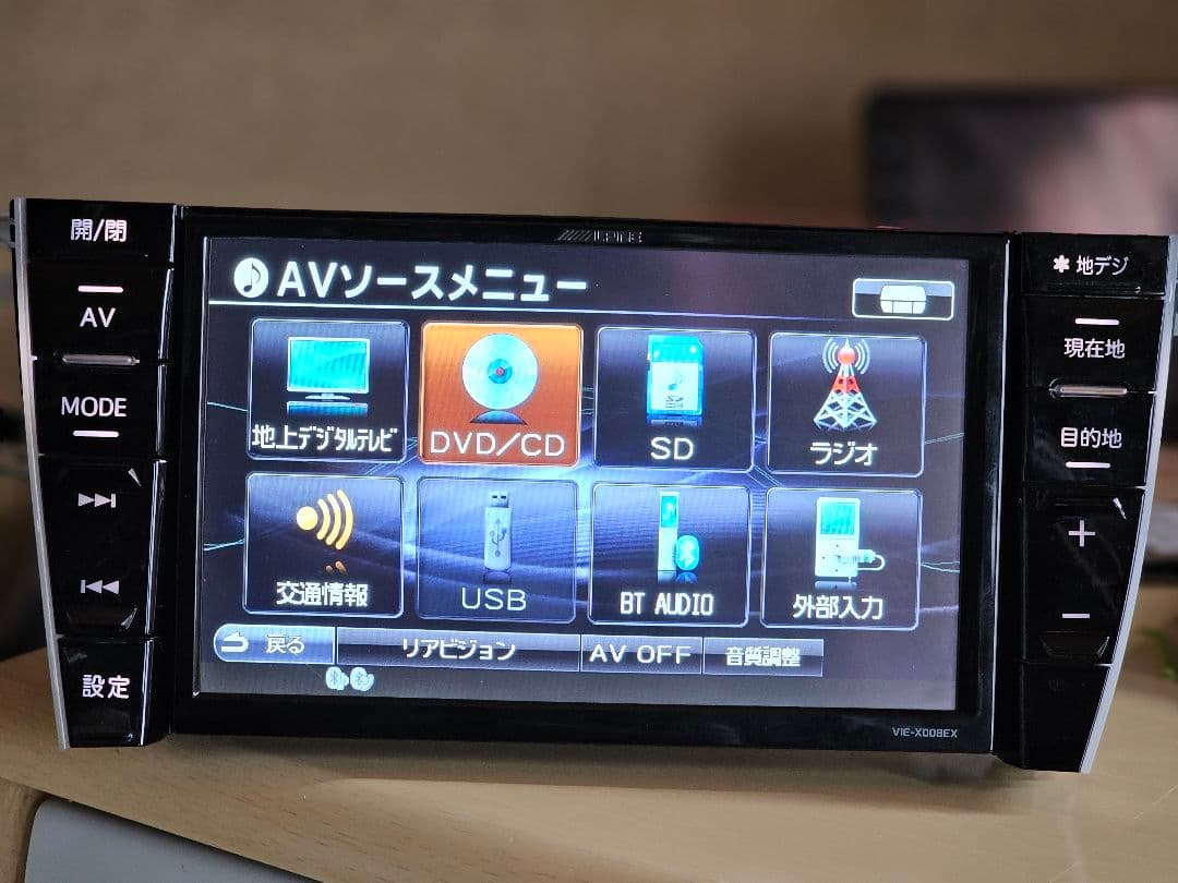 プリウス30 アルパイン VIE-X008EX 8インチ 動 作確認済み