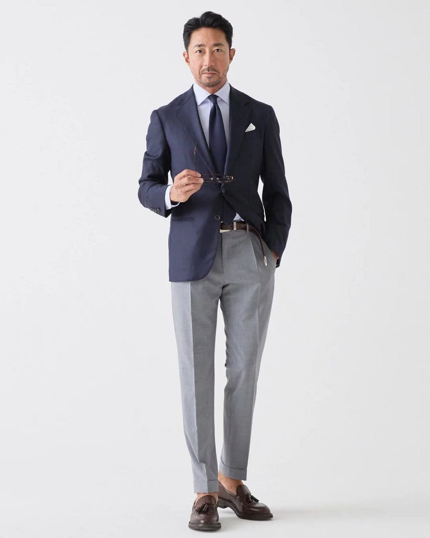 週末sale！BERWICH 限定200本　最強スラックス　グレー　フォーマル