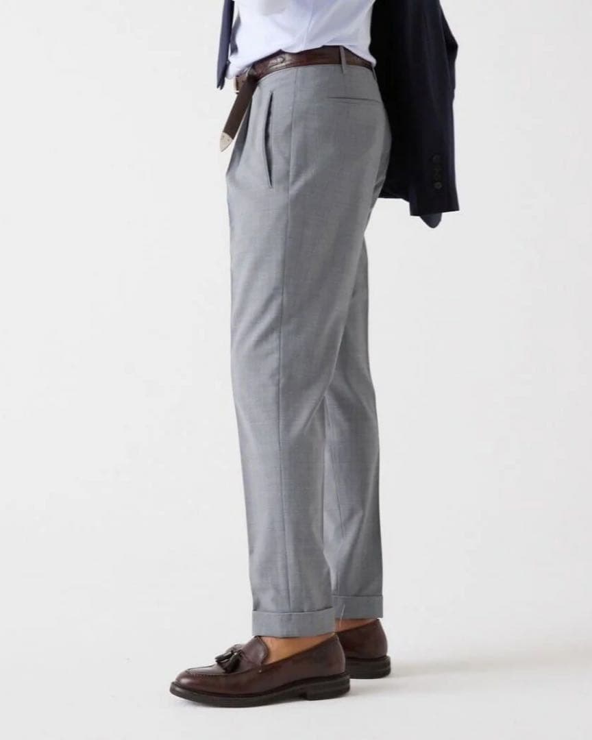 週末sale！BERWICH 限定200本　最強スラックス　グレー　フォーマル