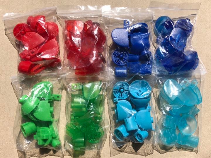 gcコン カスタム ボタン 27色 Zボタン加工済