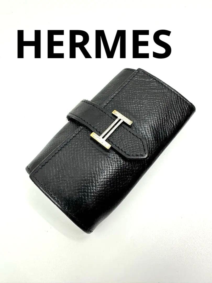 HERMES ベアン　4連キーケース　◻︎M刻印