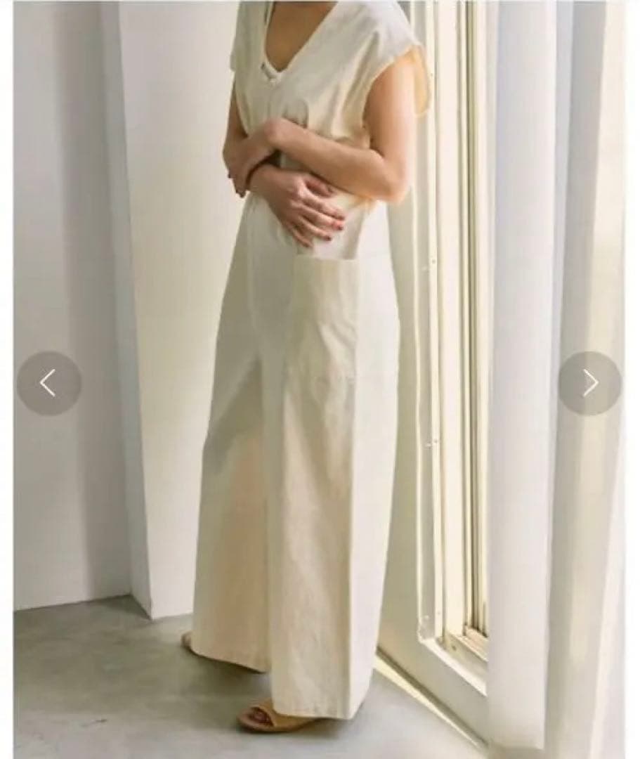 Todayful Uネックコットンコンビネゾン