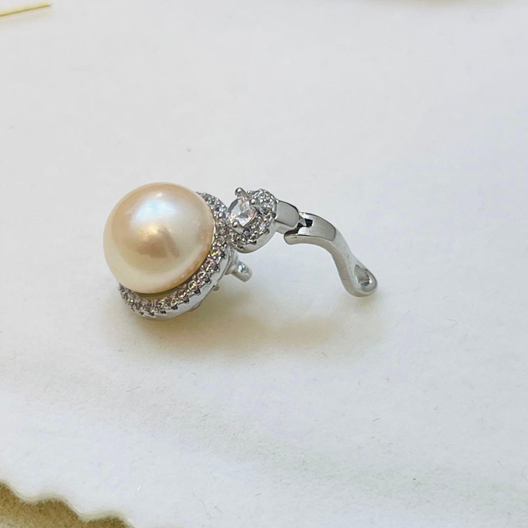 豪華絢爛　高級大珠 本真珠　パールトップペンダント　絶品光沢　 10mm