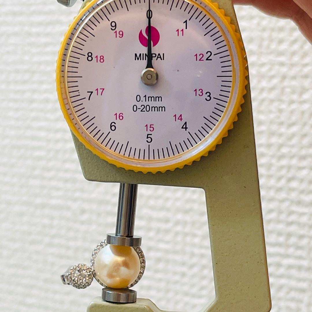 豪華絢爛　高級大珠 本真珠　パールトップペンダント　絶品光沢　 10mm