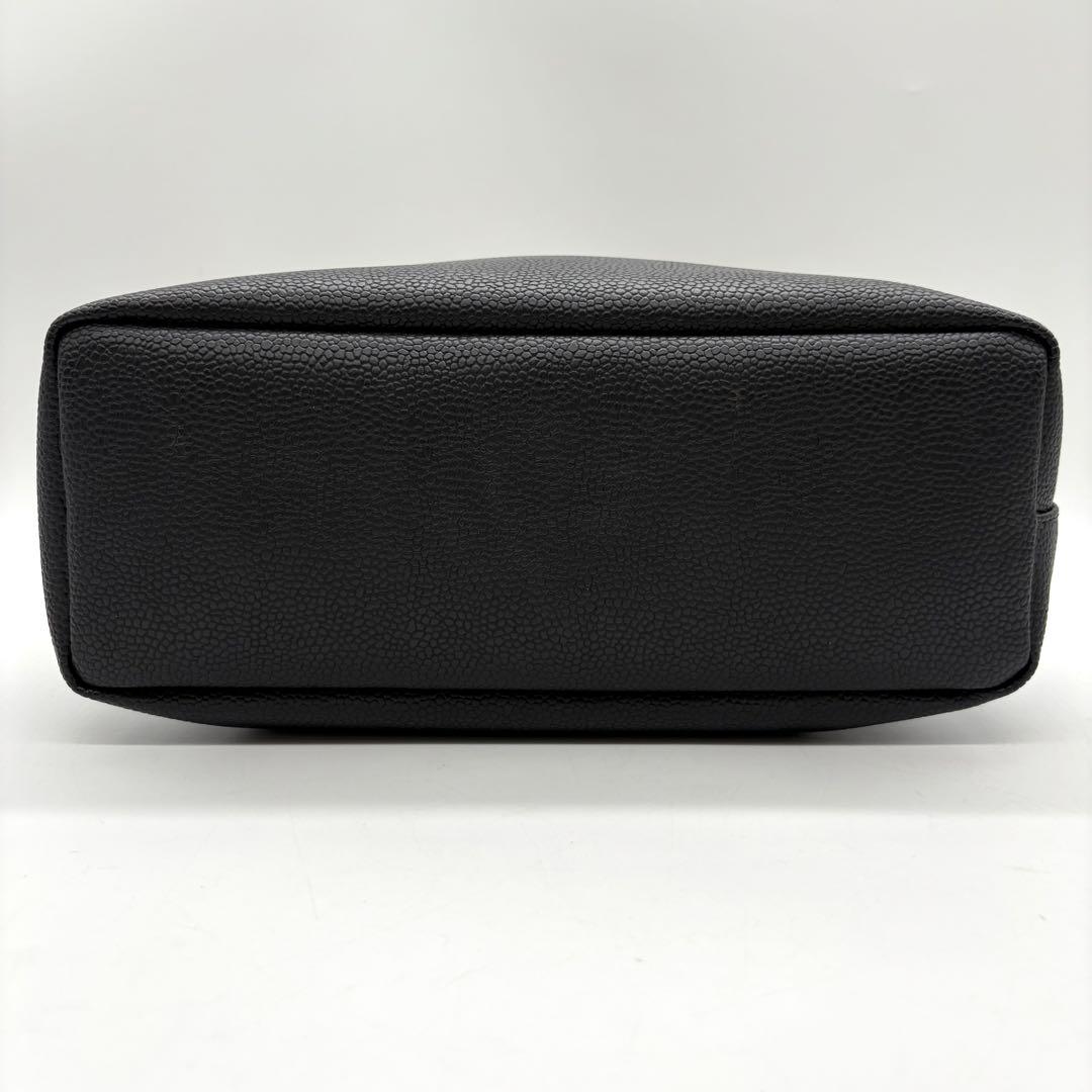 【美品】Herve Chapelier トートバッグ ブラック レザー