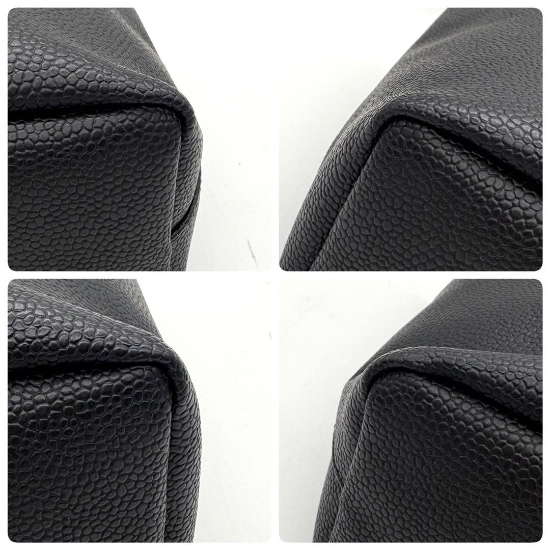 【美品】Herve Chapelier トートバッグ ブラック レザー