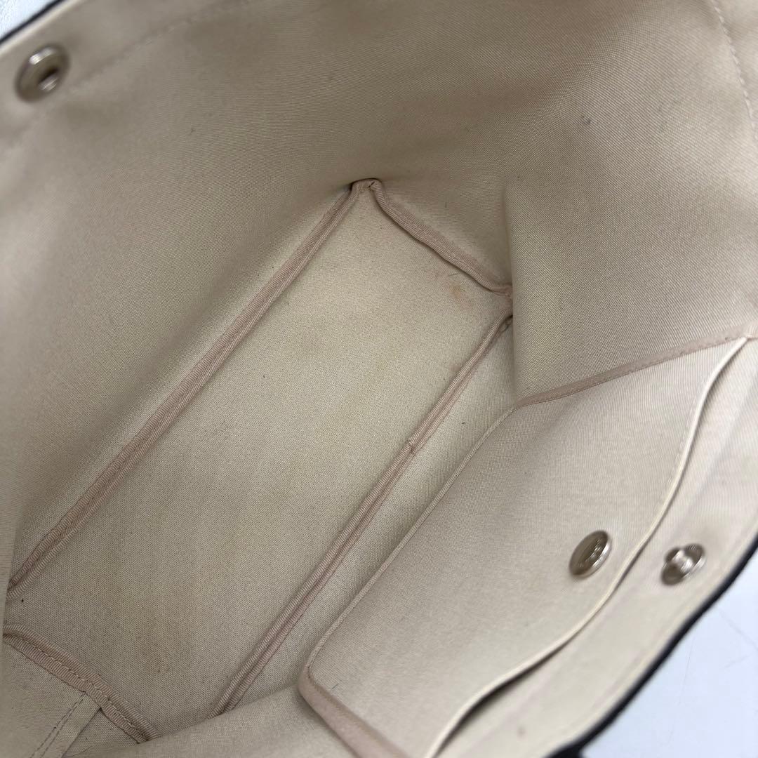 【美品】Herve Chapelier トートバッグ ブラック レザー